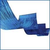 1-Ply Metallic Fringe Ceiling Curtain