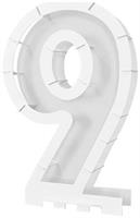 Balloon Mosaic Number "9" Frame