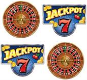 Cas Hang Roulette Wheels &Jackpot Signs