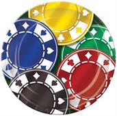Poker Chips Plates
