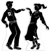 50's Dancing Silhouette Stand-Ups