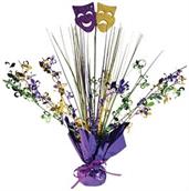 Mardi Gras Gleam 'N Spray Centerpiece