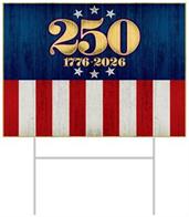 Plastic Semiquincentennial Yard Sign