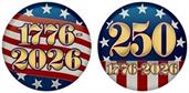 Semiquincentennial Buttons