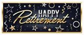 Happy Retirement Oversized Sign Banner