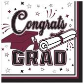 Congrats Grad Beverage Napkins