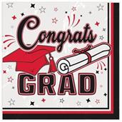 Congrats Grad Beverage Napkins