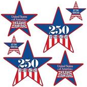 Semiquincentennial Star Cutouts