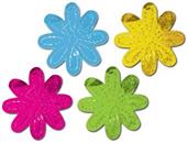 Metallic Flower Silhouettes