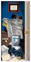 Graduate Restroom Door Cover