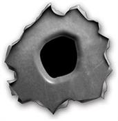 Bullet Holes Peel 'N Place