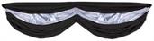 Black & Silver Fabric Bunting
