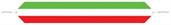 Printed Red, White & Green Table Runner
