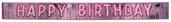Metallic Happy Birthday Banner