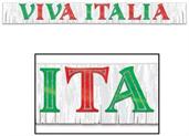 Metallic Viva Italia Banner