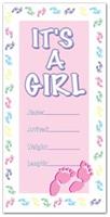 It's A Girl Door Cover