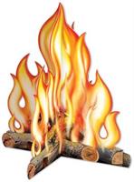 3-D Campfire Centerpiece
