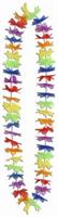 Silk 'N Petals Rainbow Floral Lei