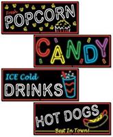 Neon Food Sign Cutouts