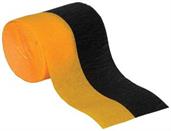 FR Black & Golden-Yellow Crepe Streamer