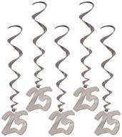 "25th" Anniversary Whirls