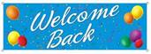 Welcome Back Sign Banner