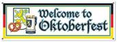 Welcome To Oktoberfest Sign Banner