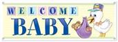 Welcome Baby Sign Banner