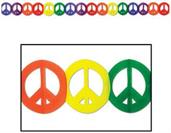 Peace Sign Garland
