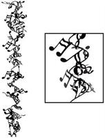 Gleam 'N Flex Musical Notes Garland