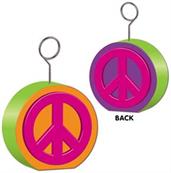 Peace Sign Photo/Balloon Holder