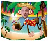 Luau Monkey Photo Prop