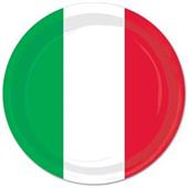 Red, White & Green Plates