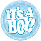 It's A Boy! Plates