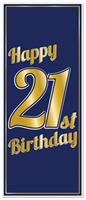 "21st" Birthday Door Cover
