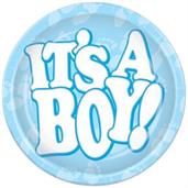 It's A Boy! Plates