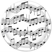 Musical Notes Plates