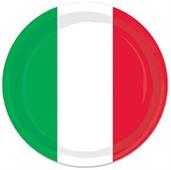 Red, White & Green Plates