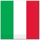 Red, White & Green Luncheon Napkins