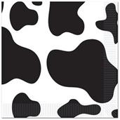 Cow Print Beverage Napkins
