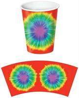 Tie-Dyed Beverage Cups