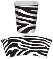 Zebra Print Beverage Cups