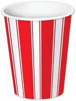 Red & White Stripes Beverage Cups