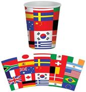 International Flag Beverage Cups
