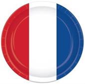 Red, White & Blue Plates