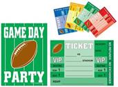 Game Day Football Invitations