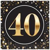 40 Beverage Napkins