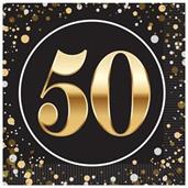 50 Beverage Napkins