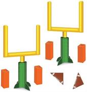 3-D Football Goal Post Centerpieces