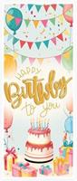 Happy Birthday To You Door Cover